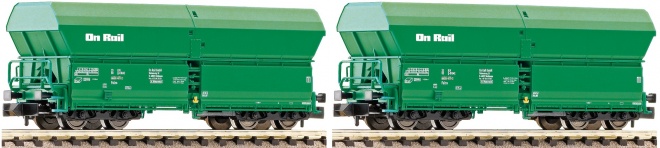 et of 2 self-unloading hopper cars type Falns of On Rail<br /><a href='images/pictures/Fleischmann/Fleischmann-852327.jpg' target='_blank'>Full size image</a>
